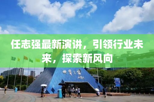 任志强最新演讲，引领行业未来，探索新风向