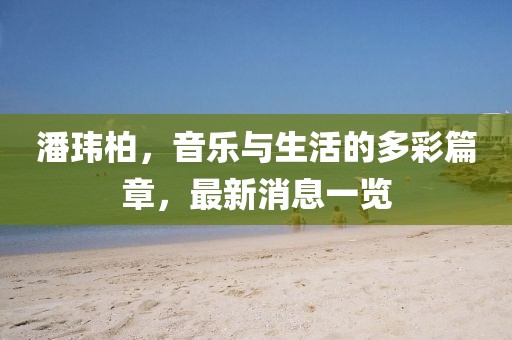 潘玮柏，音乐与生活的多彩篇章，最新消息一览