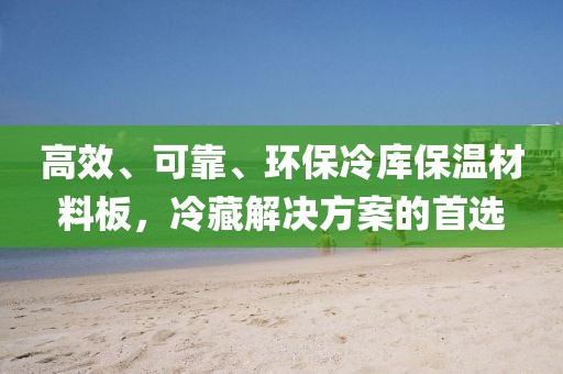 高效、可靠、环保冷库保温材料板，冷藏解决方案的首选
