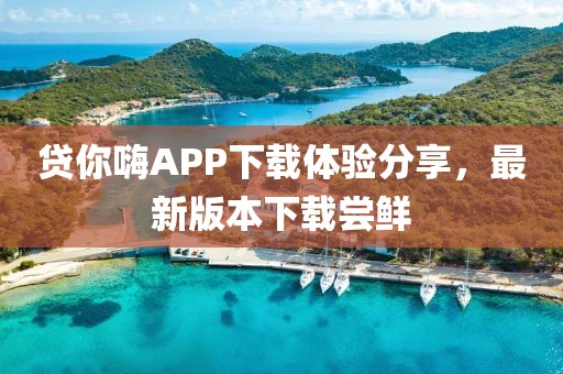 贷你嗨APP下载体验分享，最新版本下载尝鲜