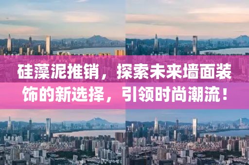 硅藻泥推销，探索未来墙面装饰的新选择，引领时尚潮流！